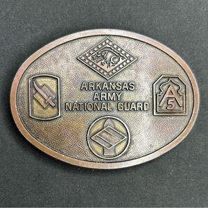 Arkansas Army National Guard Belt Buckle